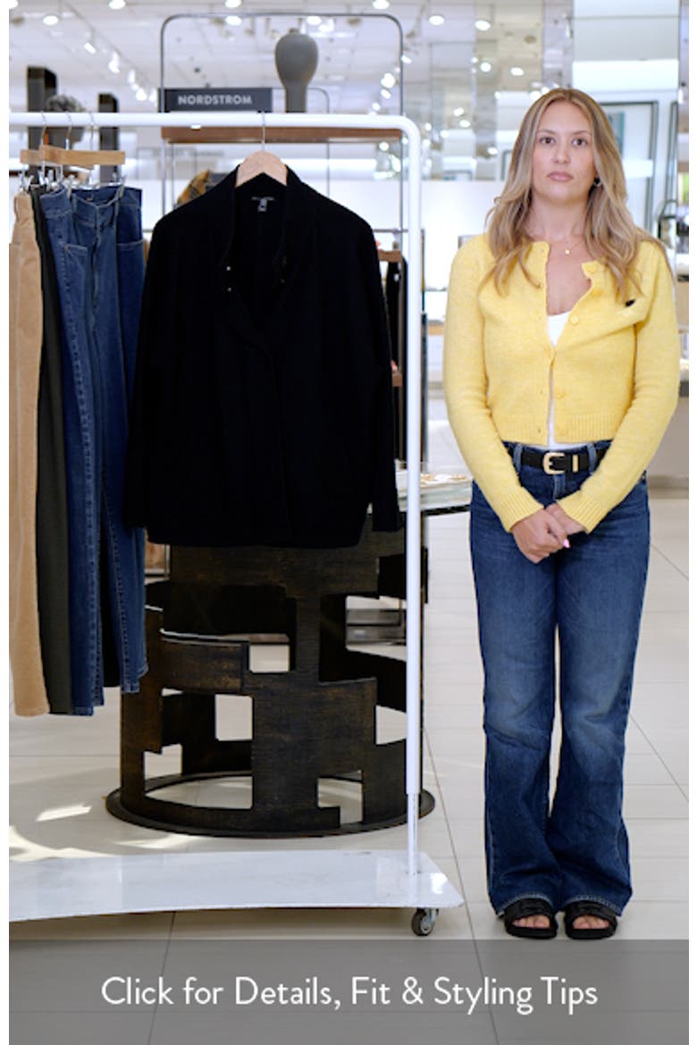 Stand Collar Wool Jacket video