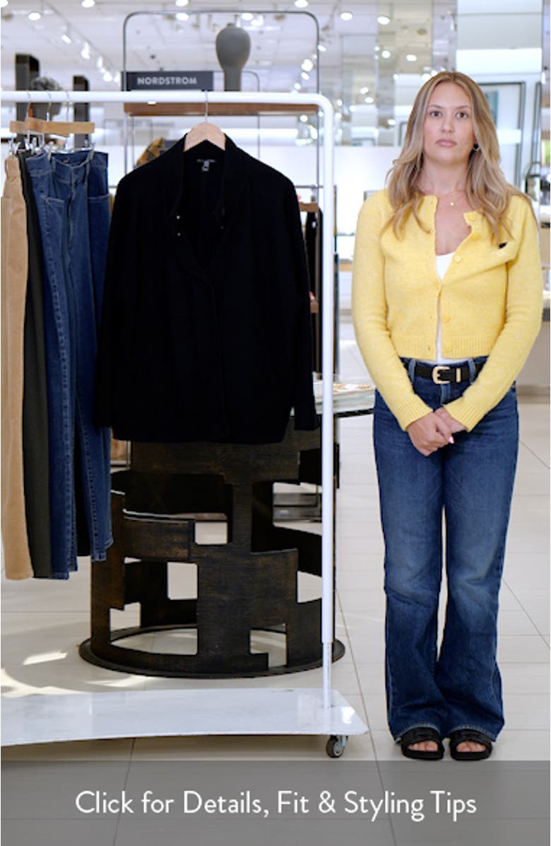 Stand Collar Wool Jacket, sales video thumbnail