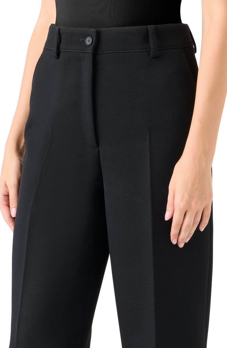 Akris punto Virgin Wool Bermuda Shorts, Alternate, color, Black