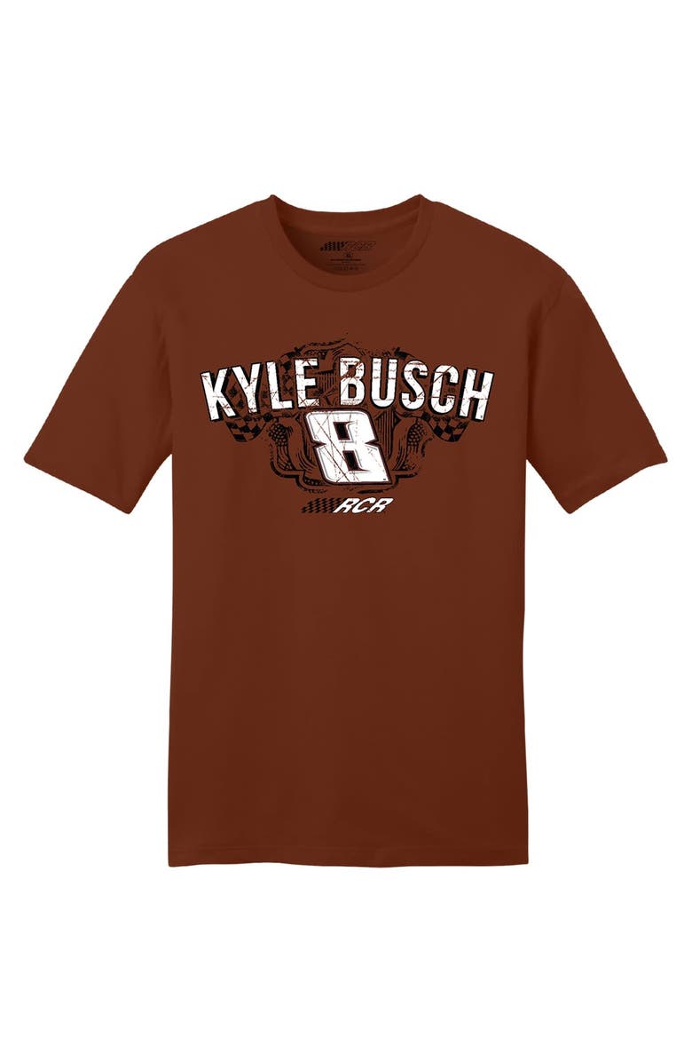 NASCAR Men's Richard Childress Racing Team Collection Brown Kyle Busch Rebel Bourbon Car T-Shirt, Alternate, color, Brown