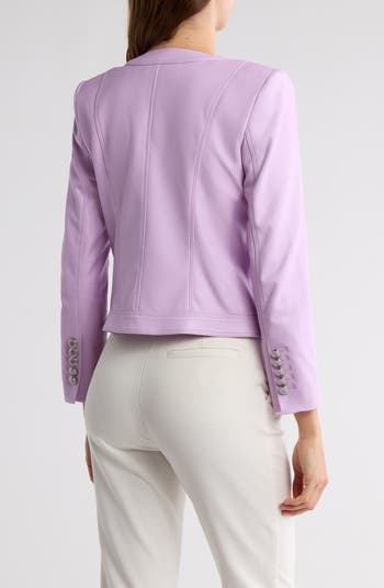 Ozuna Faux Leather Crop Jacket