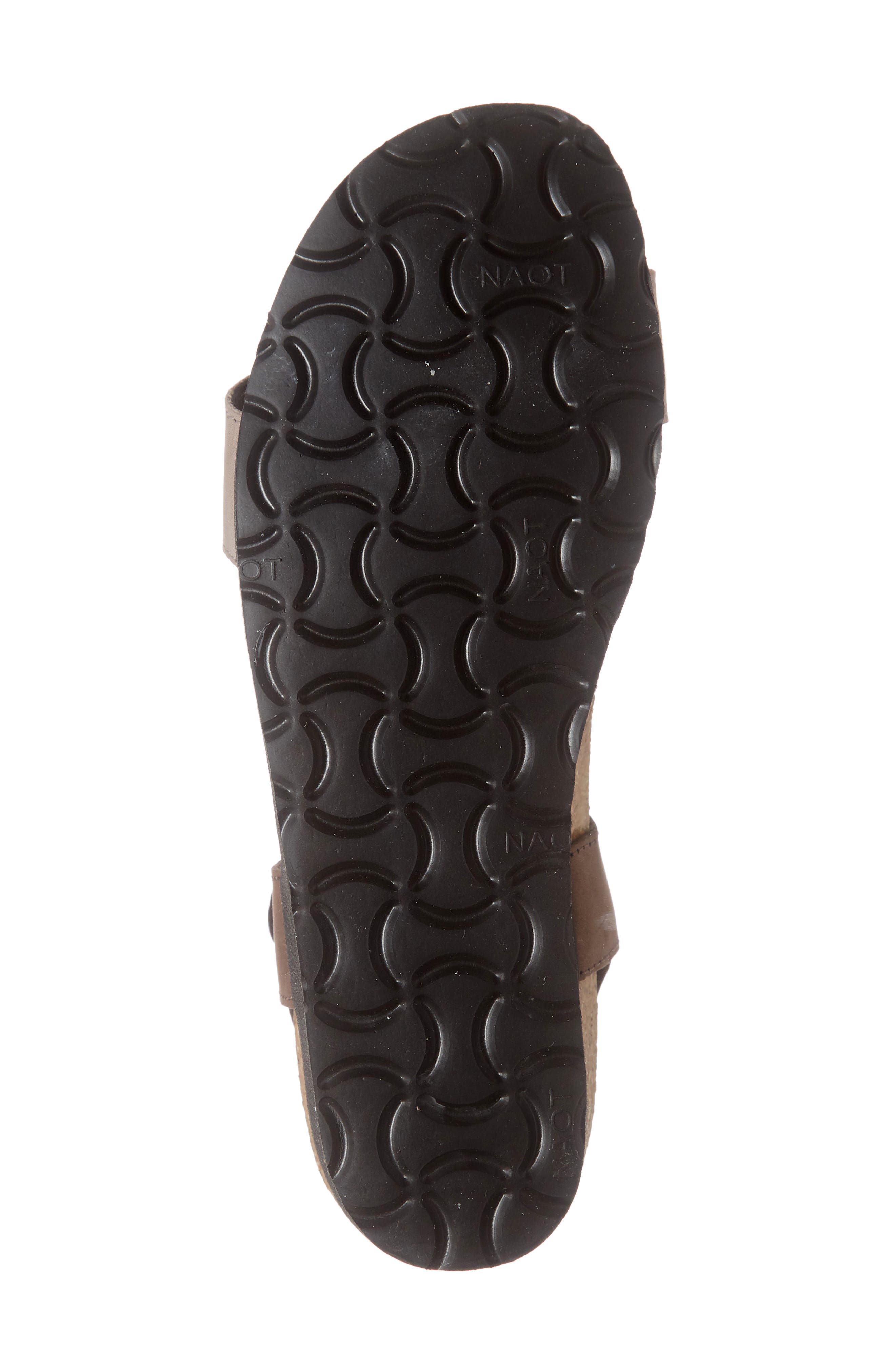 Naot Alba Sandal, Alternate, color, Stone/ Coffee Bean