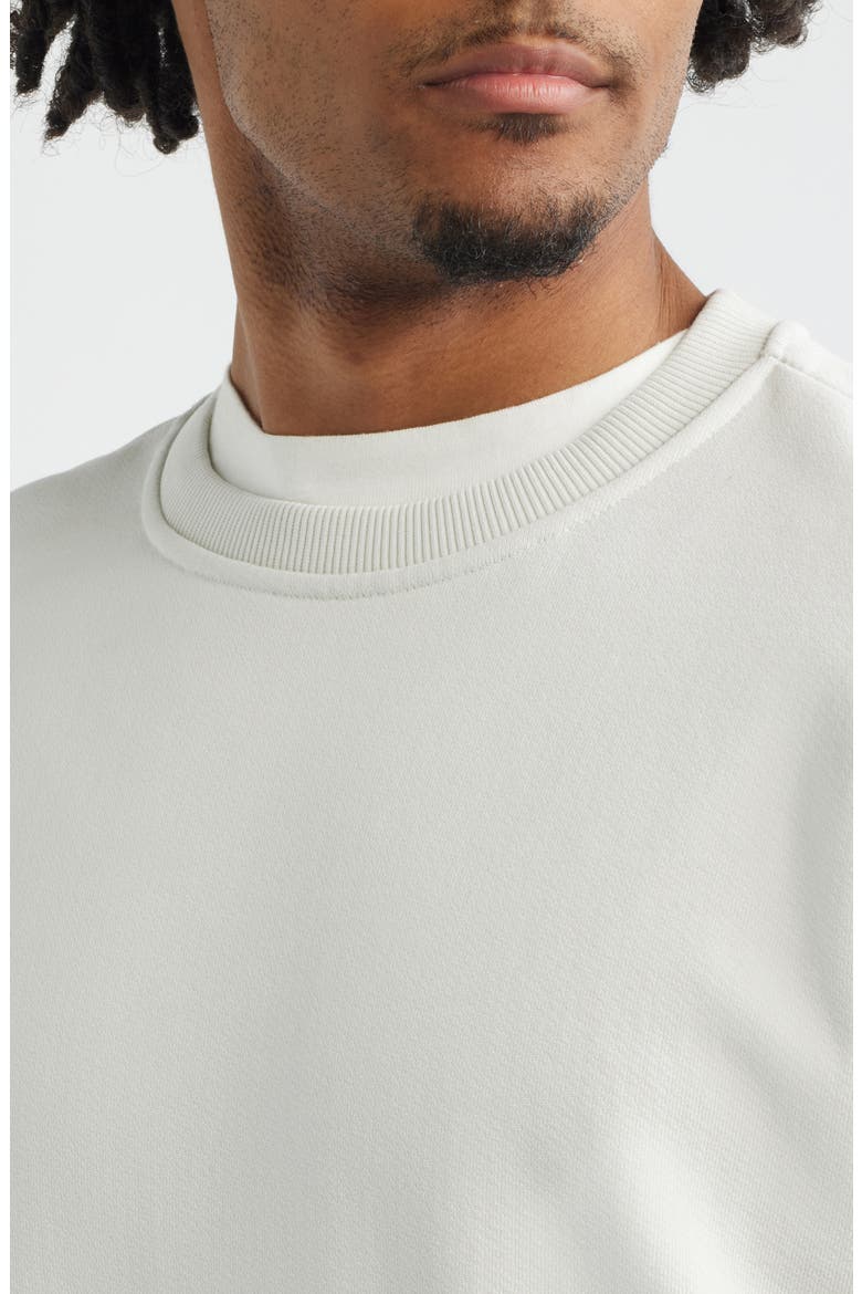 Core Oversize Crew Sweatshirt, Alternate, color, VINTAGE WHITE