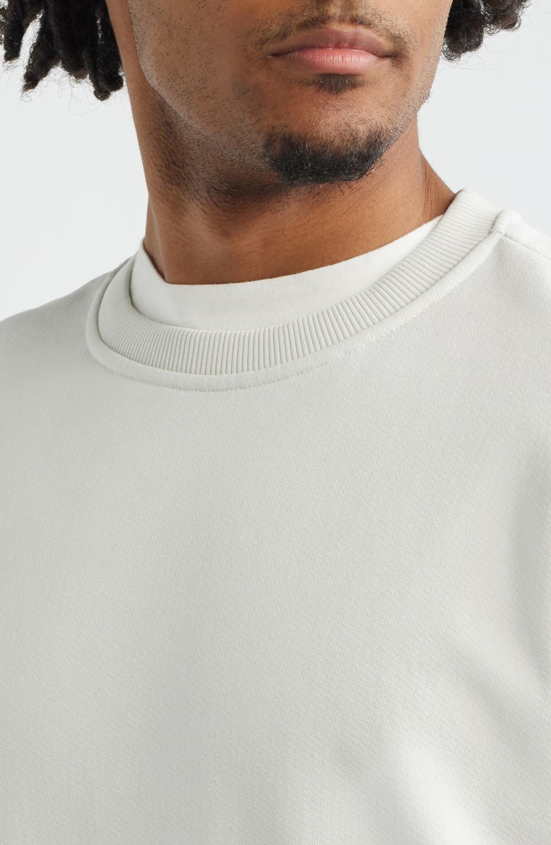 Elwood Core Oversize Crew Sweatshirt, Alternate, color, Vintage White