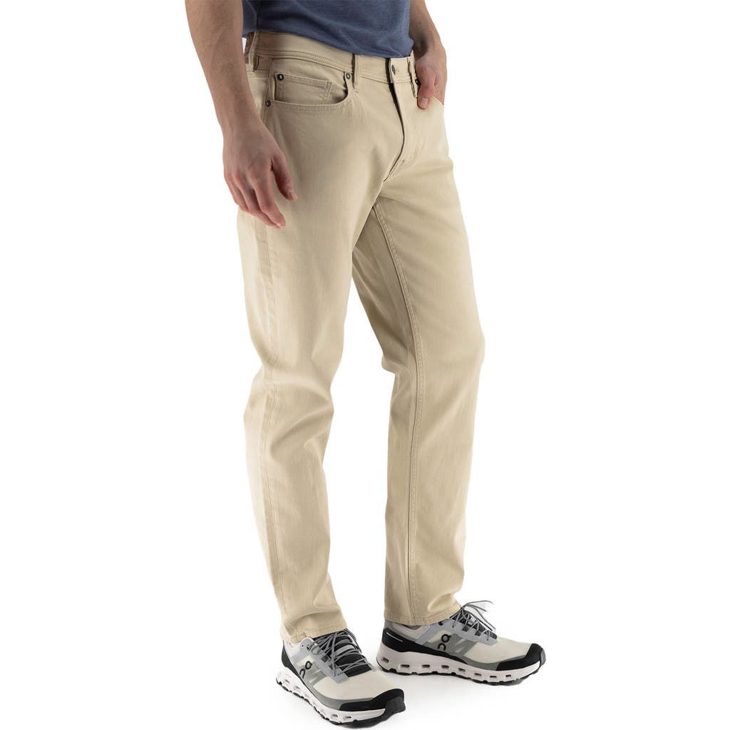 Devil-dog Dungarees Athletic Fit Jeans In Dark Beige/khaki