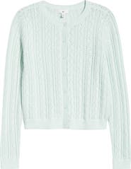 BP. Pointelle Knit Cardigan
