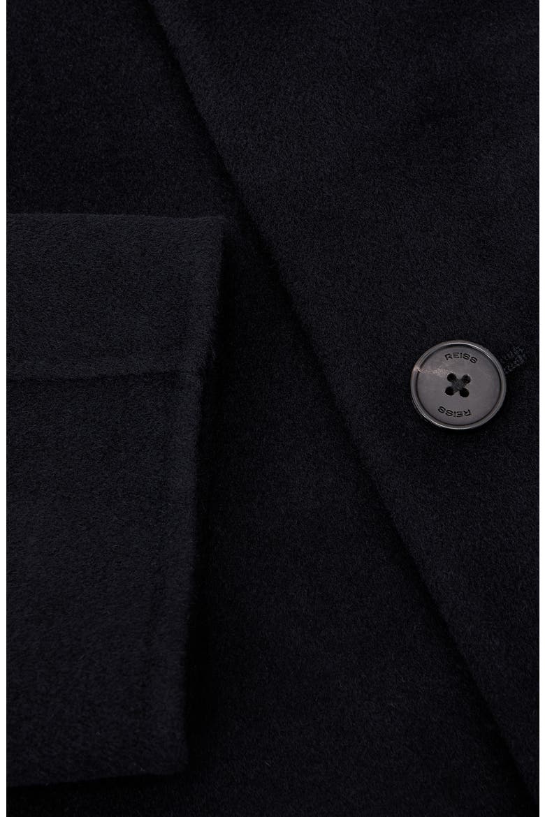 Knight Wool Blend Epsom Coat, Alternate, color, NAVY