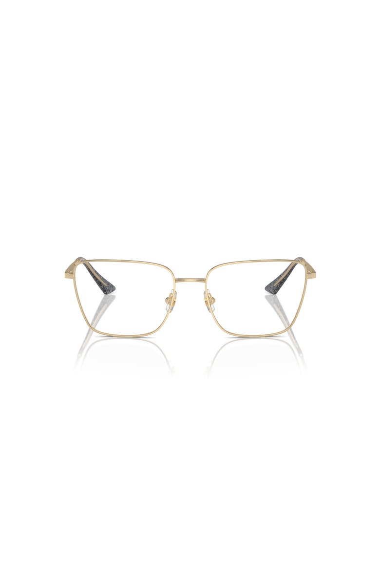 55mm Rectangle optical glasses, Alternate, color, Gold