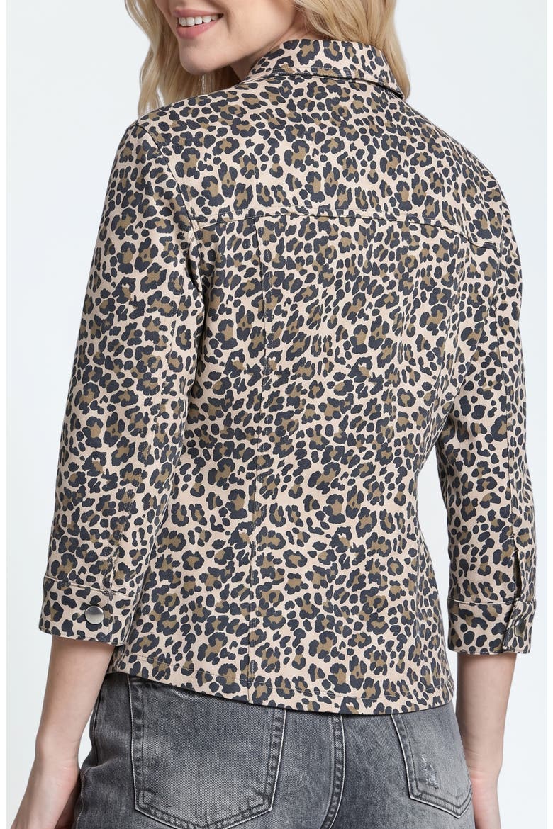 Faux Suede Shirt Jacket, Alternate, color, DESERT LEOPARD