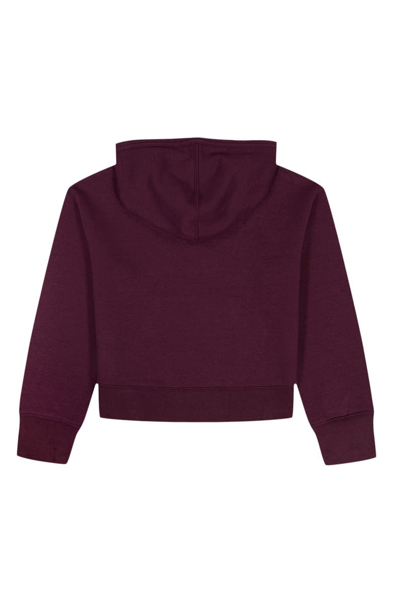 Tommy Hilfiger Kids' Logo Fleece Graphic Hoodie, Alternate, color, Maroon