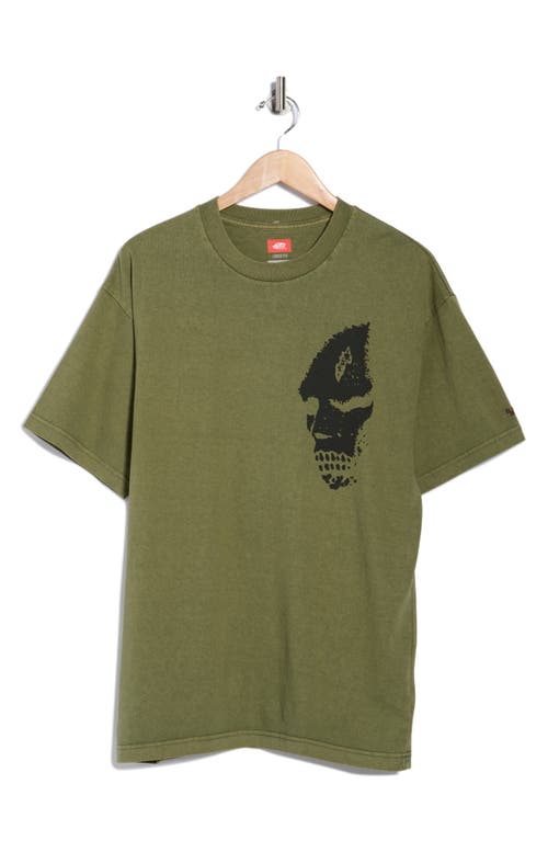 Vans Skate Mike G Skull Graphic T-shirt In Green