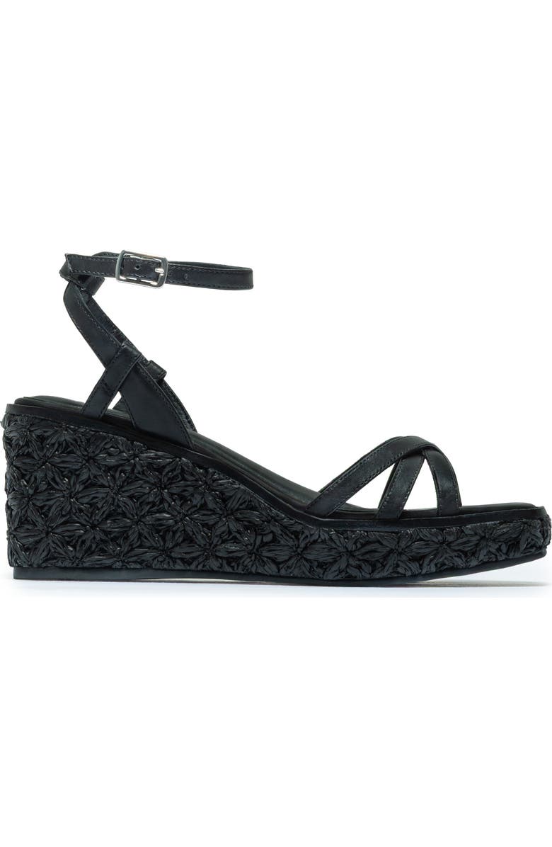 Bernardo Footwear Cario Wedge Sandal, Main, color, Black