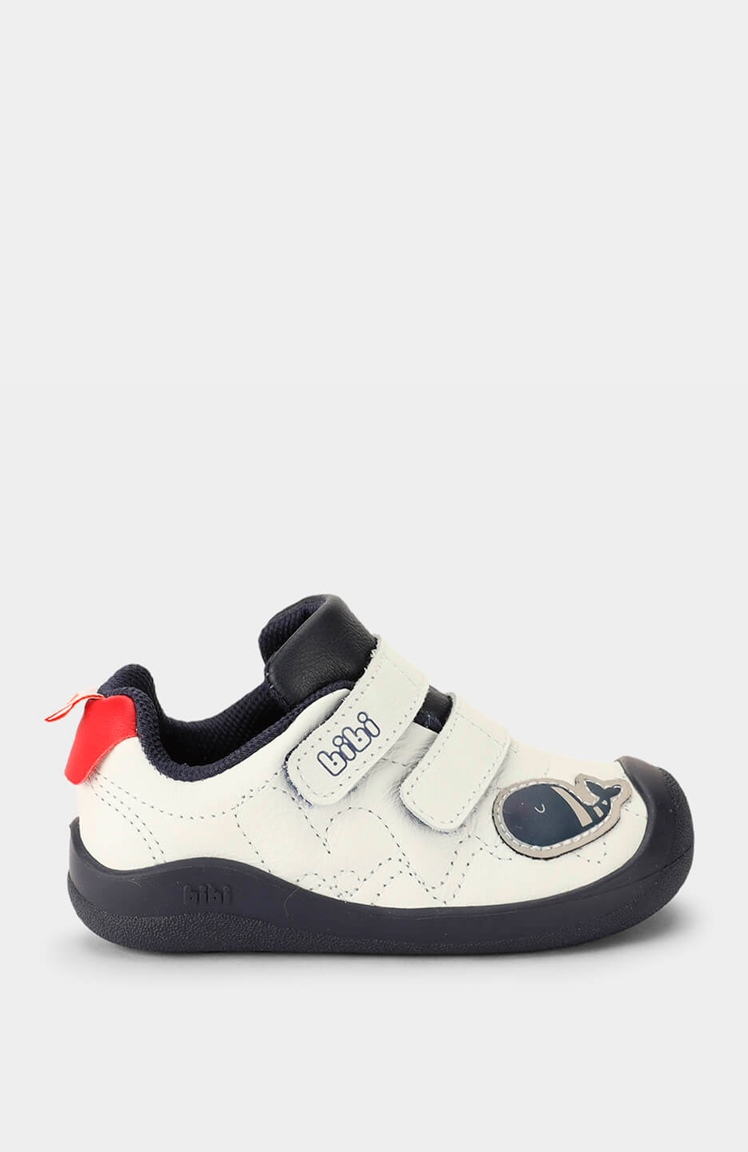 Baby Fisioflex First Walker Shoe, Main, color, White Navy