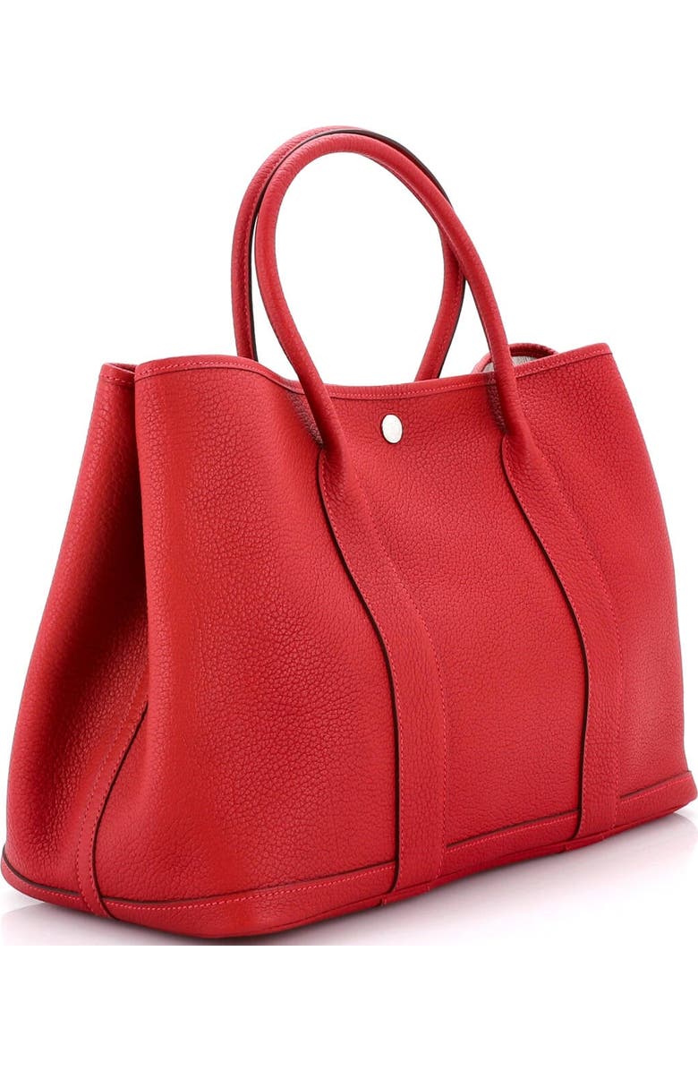 Pre-Owned Hermes Garden Party Tote Leather 36, Alternate, color, Rouge De Coeur