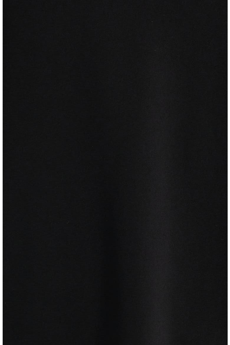 Pleated V-Neck Top, Alternate, color, ANNE BLACK