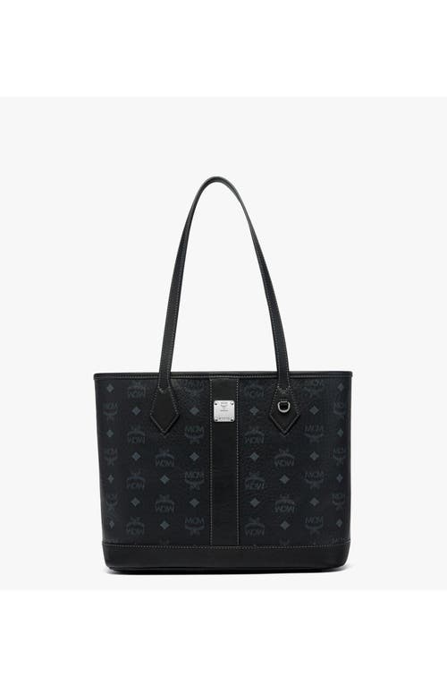 Mcm New Small Liz Shopper In Black