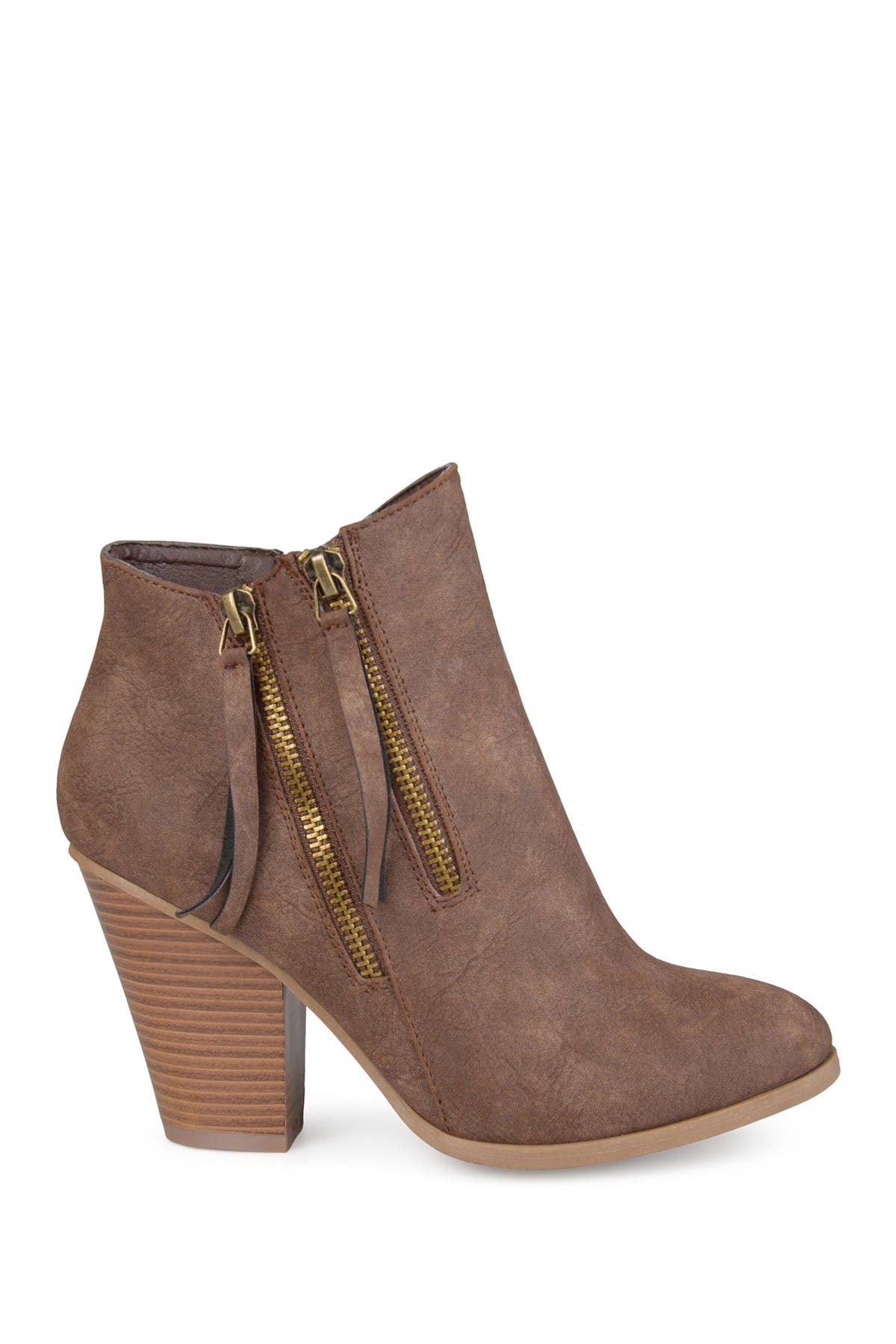 Journee Collection JOURNEE Vally Bootie, Alternate, color, Brown