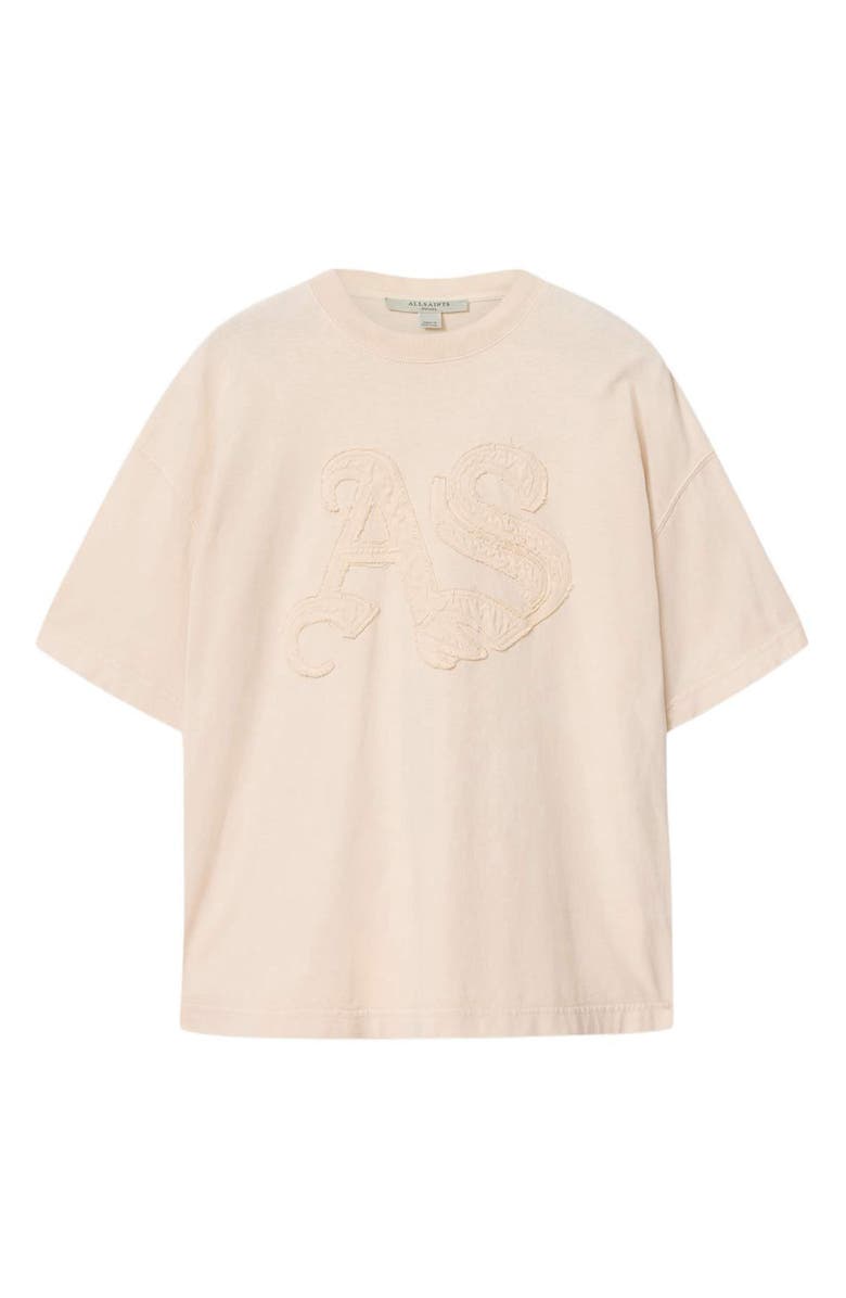 AllSaints Insignia Etta T-Shirt, Alternate, color, Crystal Pink