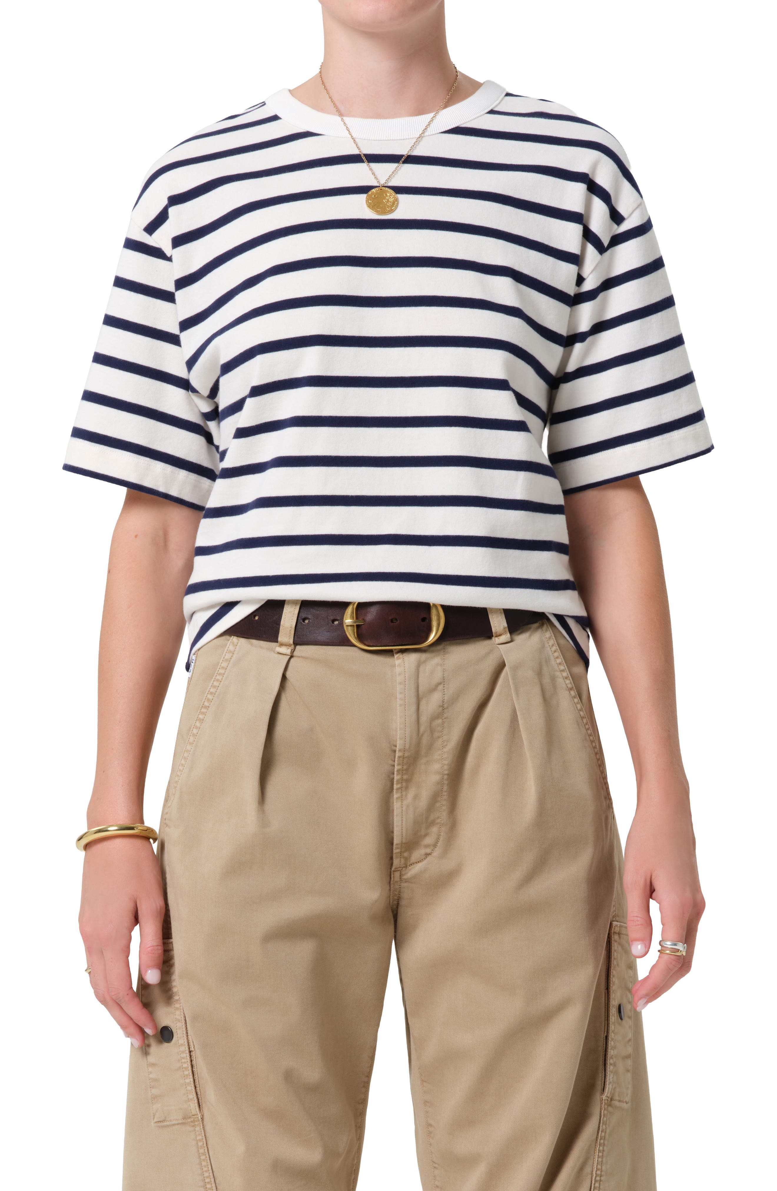 selected MARINE STRIPE NAVY/ WHITE