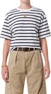 Citizens of Humanity Goldie Stripe Cotton T-Shirt