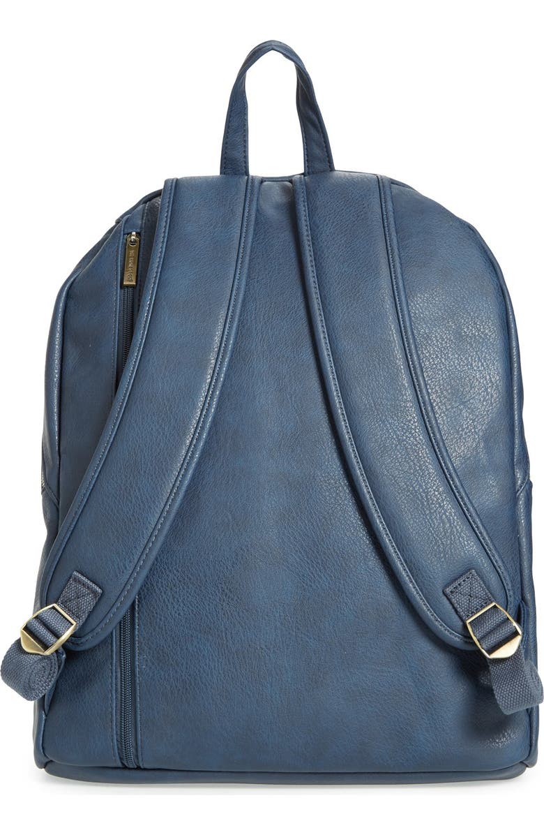 The Honest Company 'City' Faux Leather Diaper Backpack, Alternate, color,