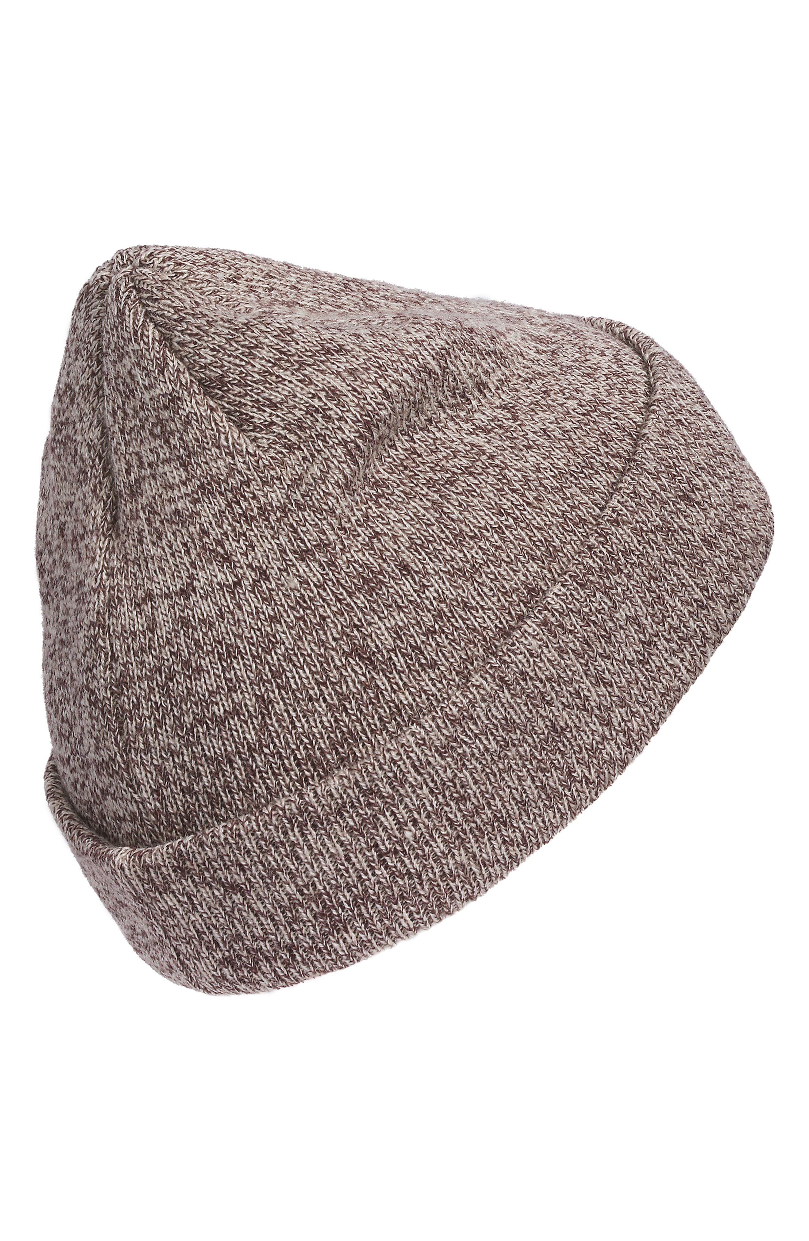 adidas Trefoil Logo Patch Marled Rib Beanie | Nordstromrack