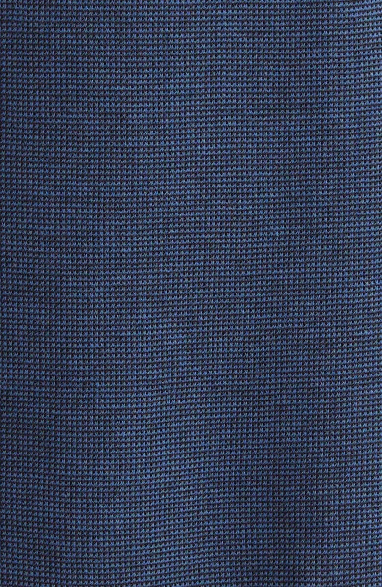 Stone Rose Solid Performance Piqué Button-Up Shirt, Alternate, color, Navy