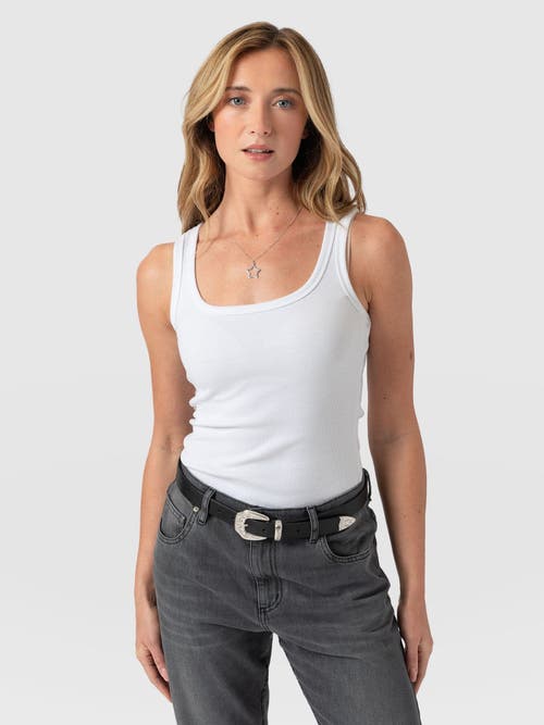Saint + Sofia Asher Scoop Neck Tank Top