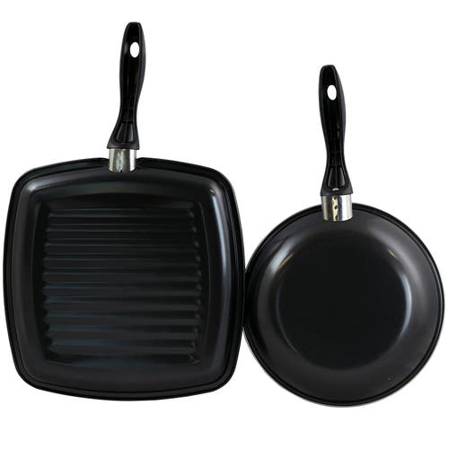 Gibson Westleton 2 Piece Cookware Set Black In Black