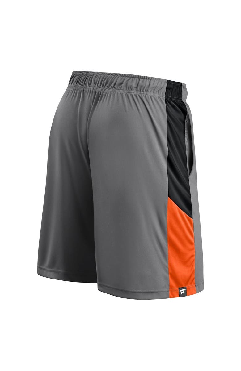 FANATICS Men's Fanatics Branded Gray/Black San Francisco Giants Champion Rush Color Block Shorts, Alternate, color, 