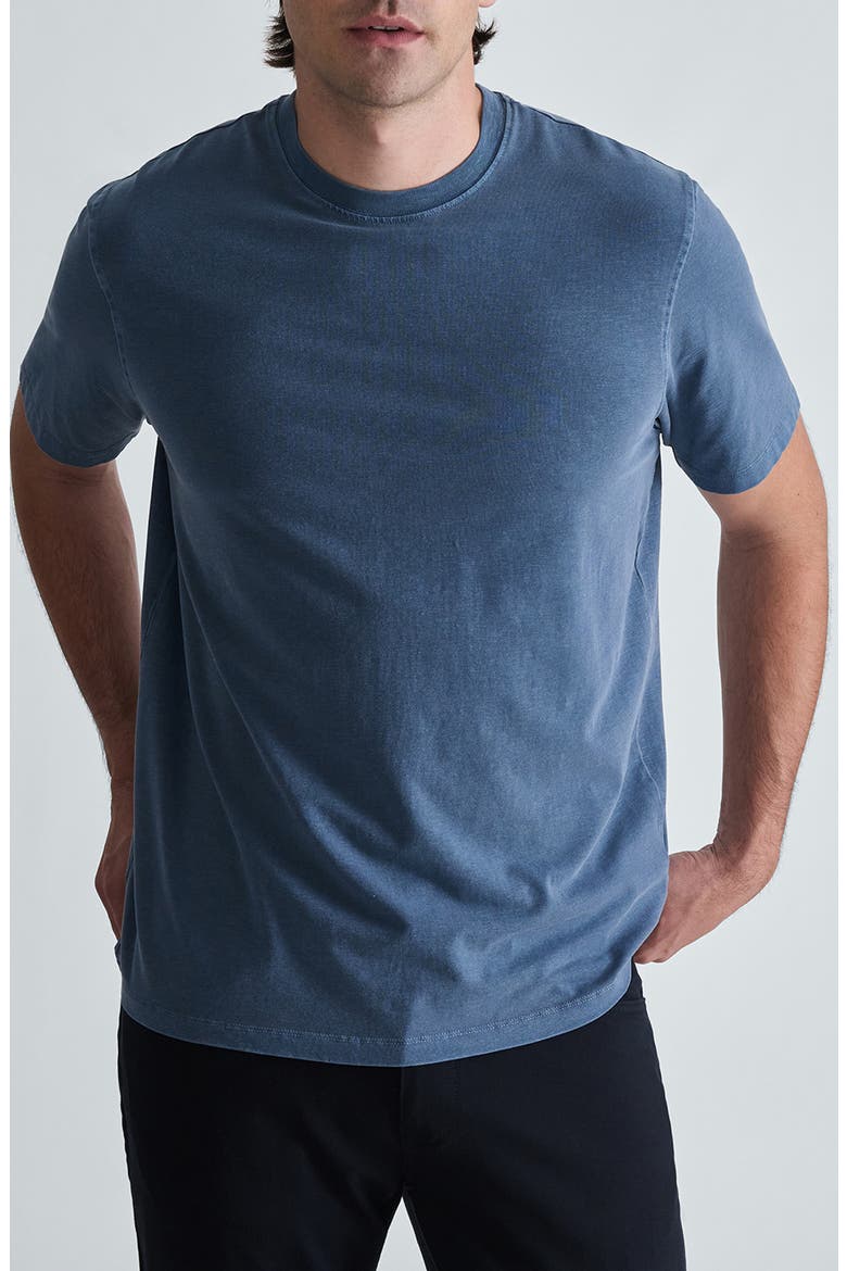 Slub Cotton Blend T-Shirt, Main, color, VINTAGE INDIGO