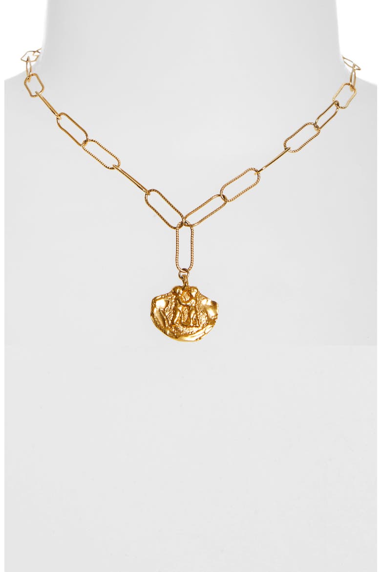 Paolo & Francesca Necklace, Alternate, color, GOLD