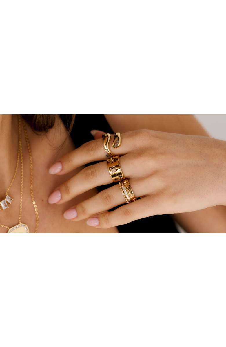 Mazin Jewels Zein Ring, Alternate, color, Gold