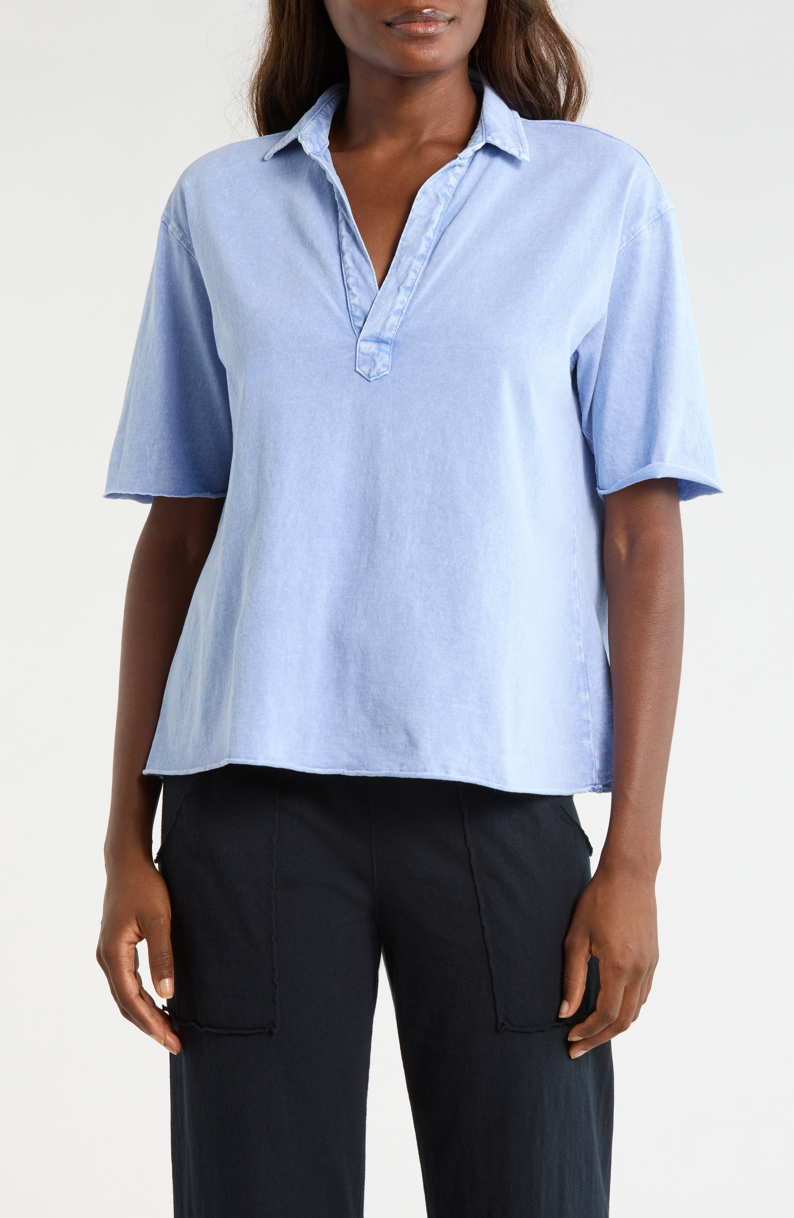 Patty Short Sleeve Henley - image 5