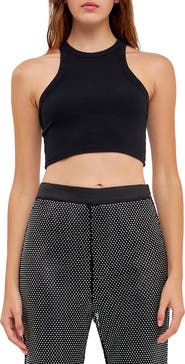 Grey Lab Racerback Crop Tank