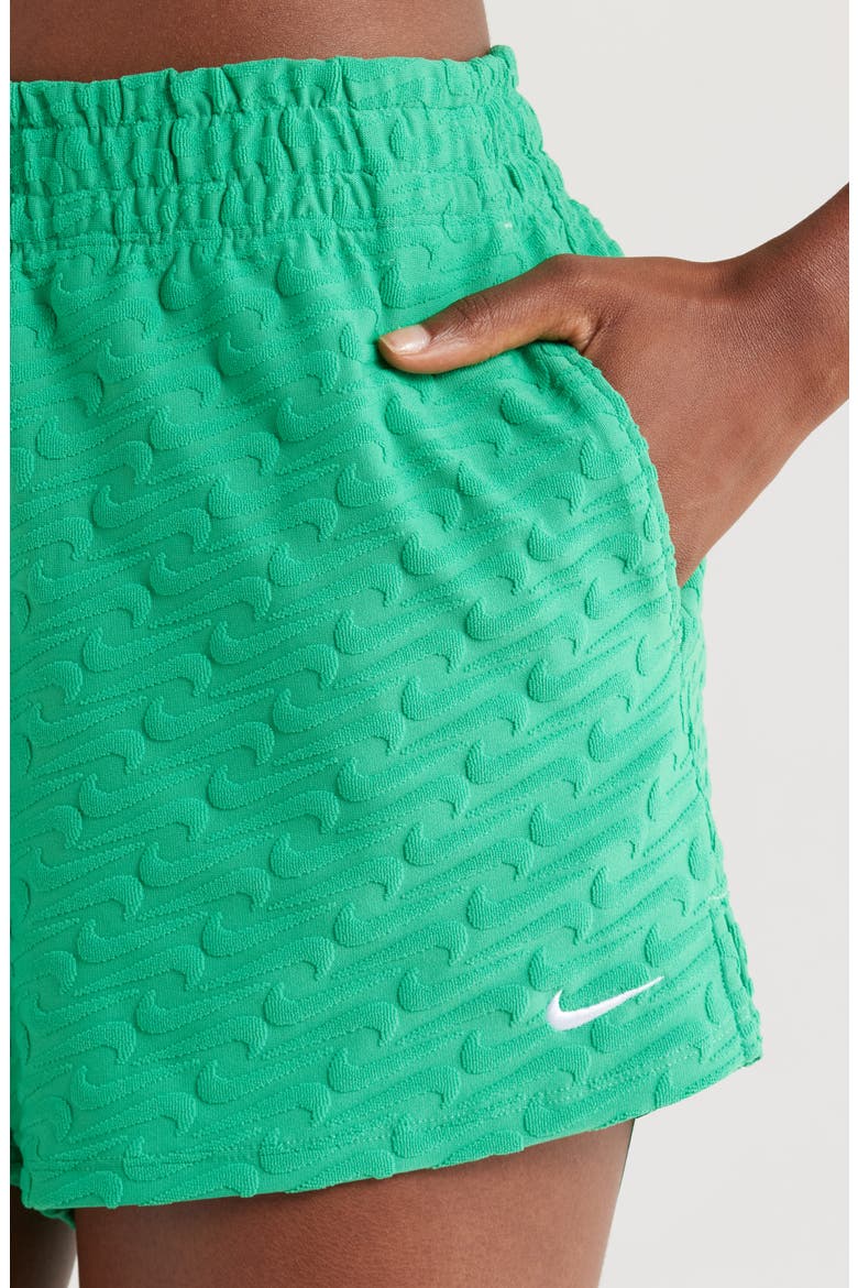Terry Cover-Up Shorts, Alternate, color, STADIUM GREEN