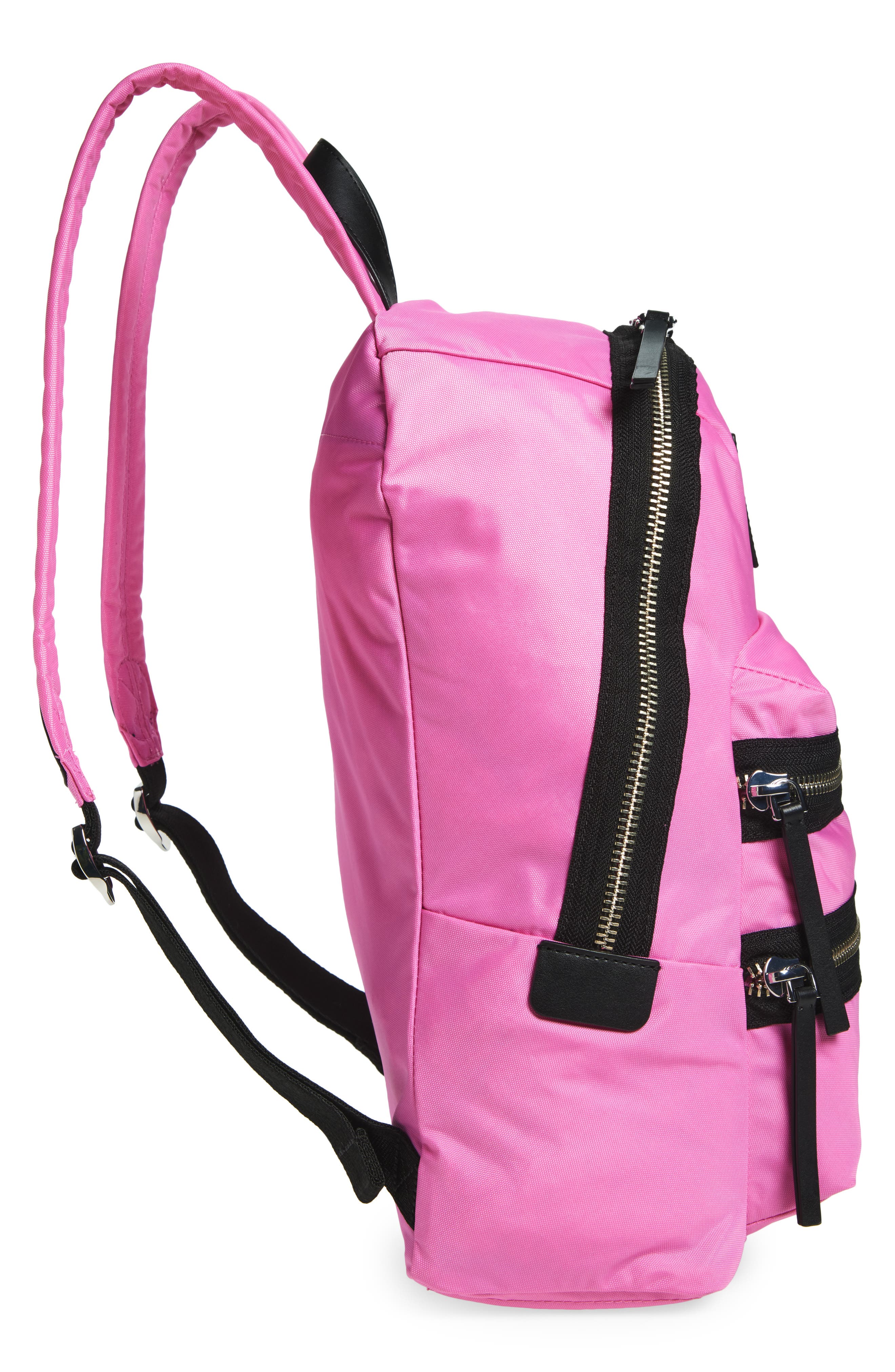 Marc Jacobs The Biker Nylon Large Backpack, Alternate, color, 