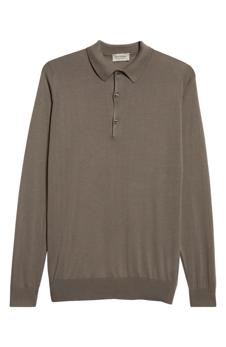 John Smedley Bradwell Cotton Sweater, Alternate, color, Cobble Grey