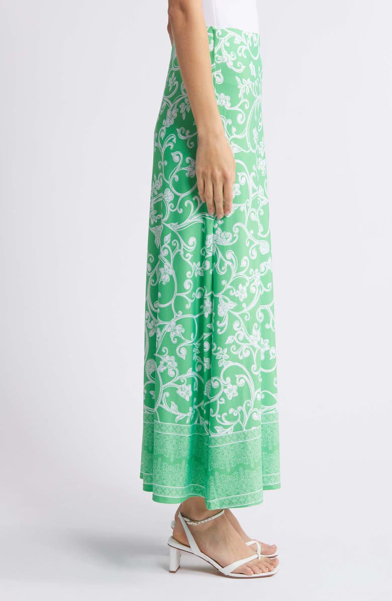 Vince Camuto Floral Print Maxi Skirt, Alternate, color, 