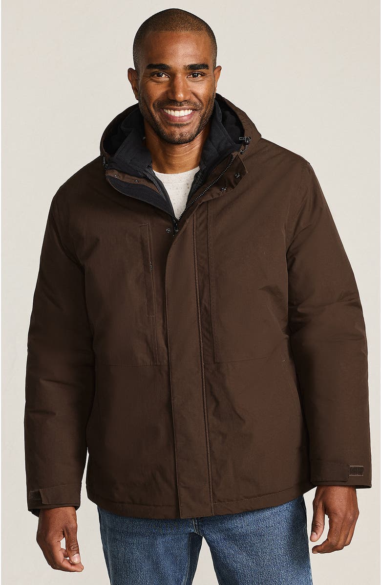 Lands' End Squall 3 in 1 Jacket, Main, color, Rich Coffee