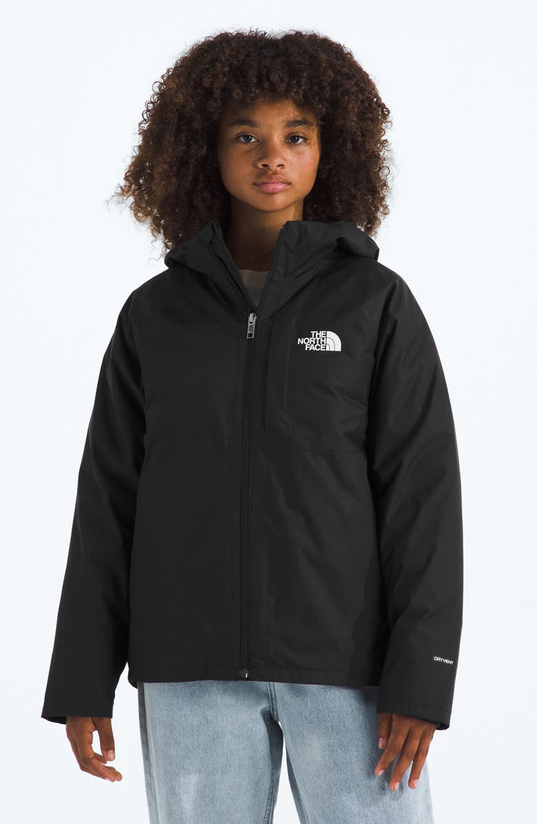 The North Face Perrito 4-in-1 Hooded Jacket, Alternate, color, Black
