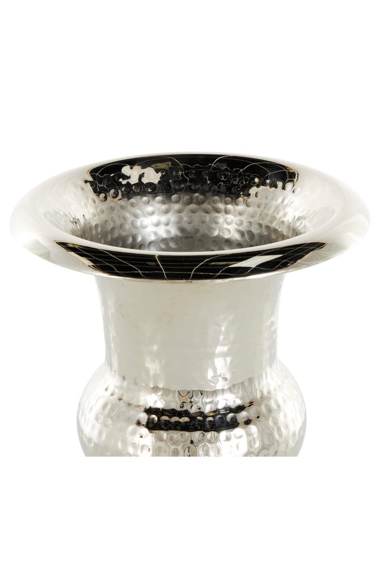 VIVIAN LUNE HOME Metal Vase, Alternate, color, Silver