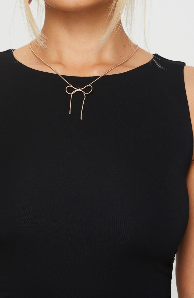 Princess Polly Karreey Jersey Minidress, Alternate, color, Black