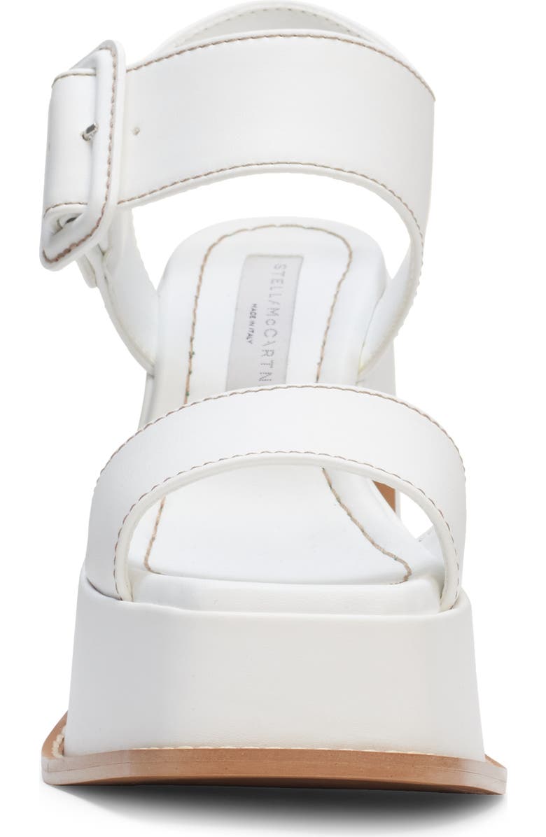 Stella McCartney Skyla Platform Sandal, Alternate, color, White