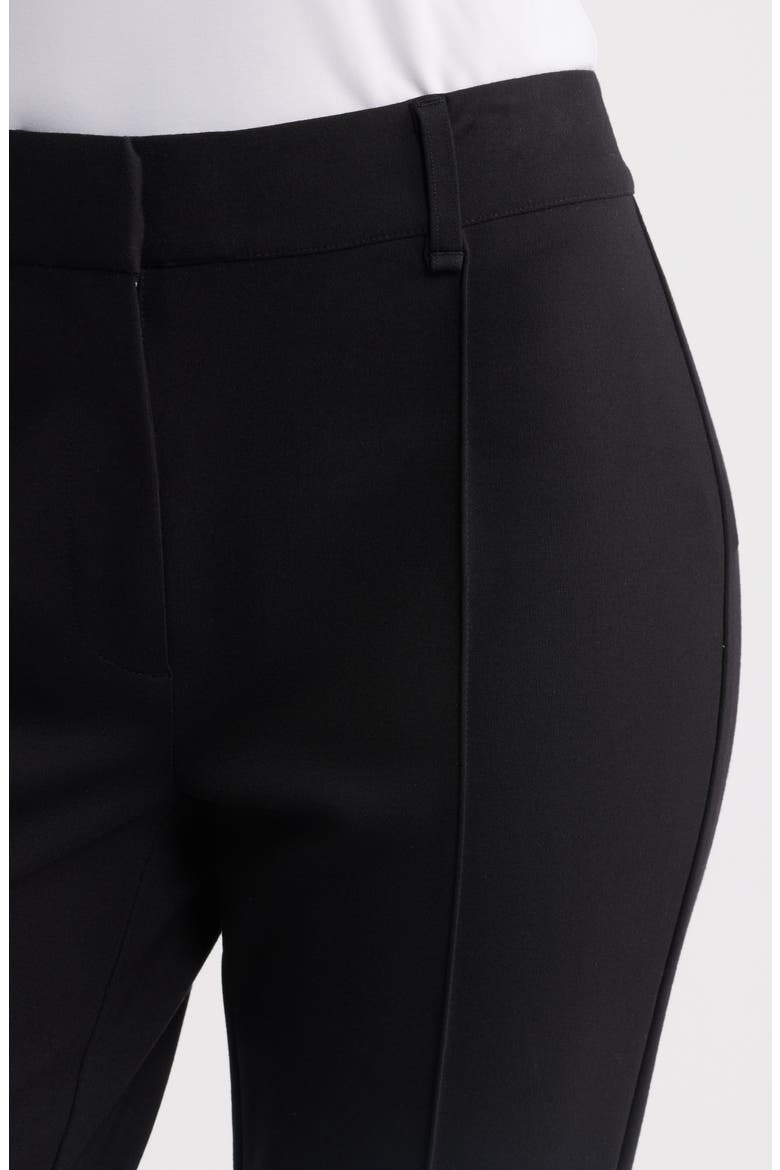 Sutton Ponte Cigarette Pants, Alternate, color, BLACK