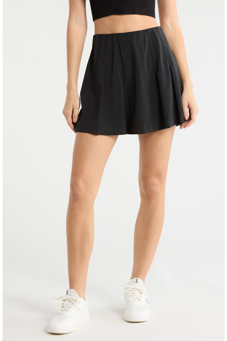 Ashe Pleated Miniskirt, Main, color, SHEPHERD