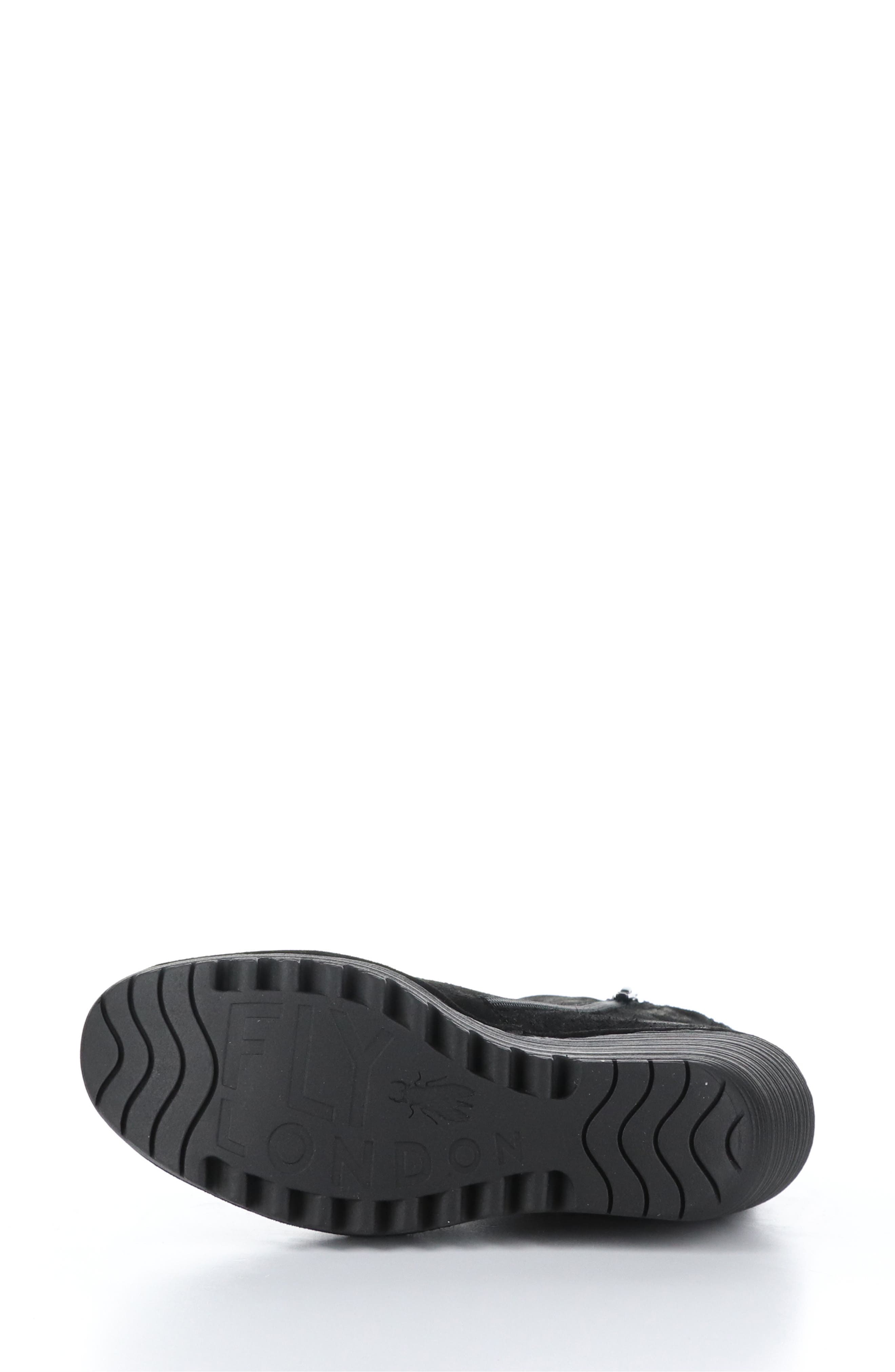 Yulu Wedge Bootie, Alternate, color, BLACK OIL SUEDE