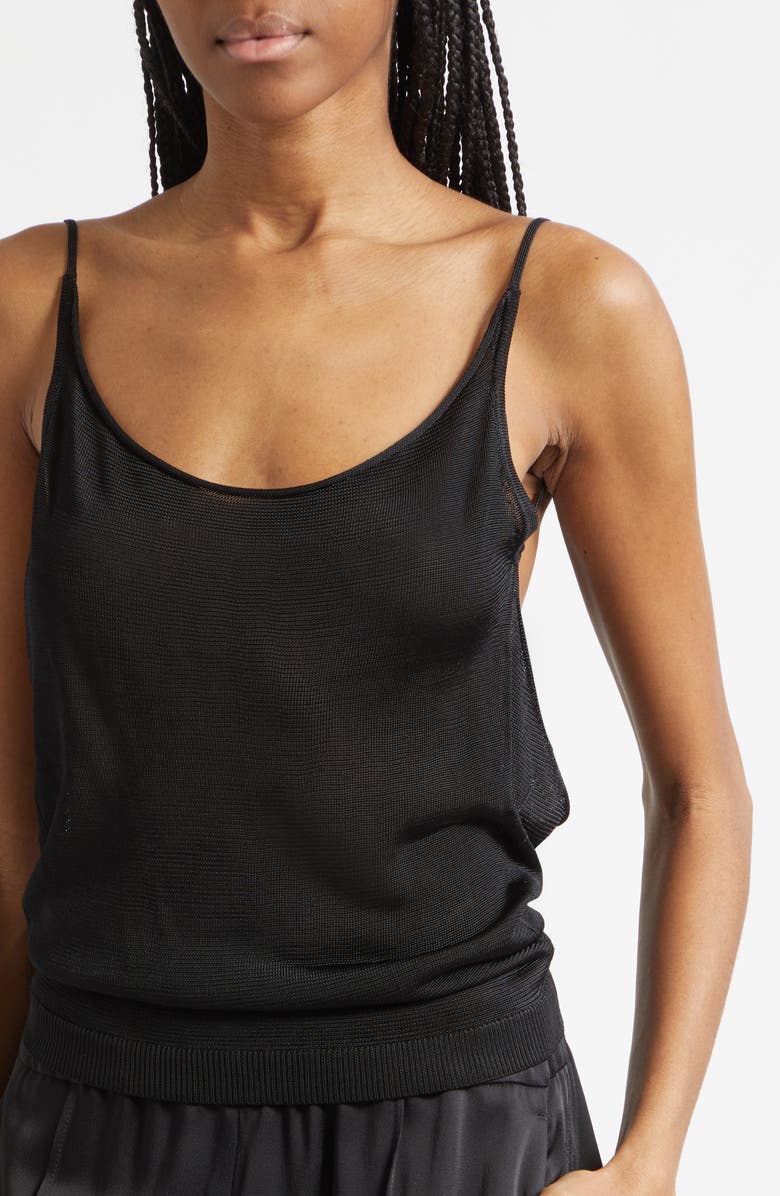 EMILY DAWN LONG Kipling Backless Tank, Alternate, color, Black