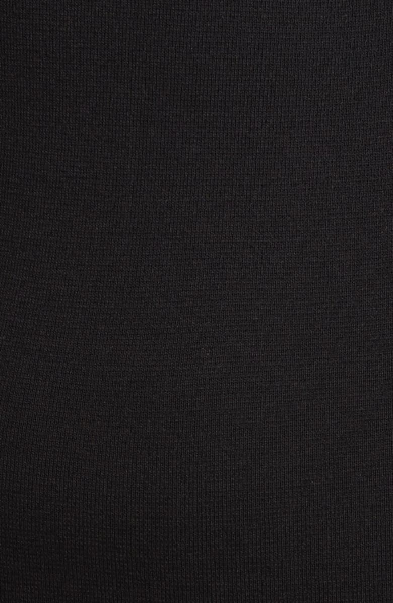 Eliza J Long Sleeve Sweater Dress, Alternate, color, Black