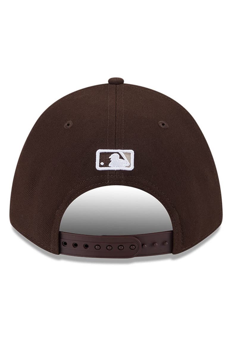 New Era Men's New Era Brown San Diego Padres Player Replica 9FORTY Adjustable Hat, Alternate, color, Brown